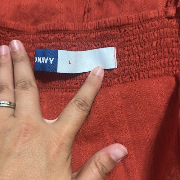 Old Navy Red Sleeveless Maxi Dress Large - Picture 3 of 4